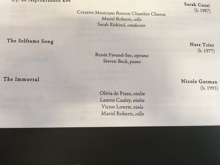 SelfsameSongProgramPic